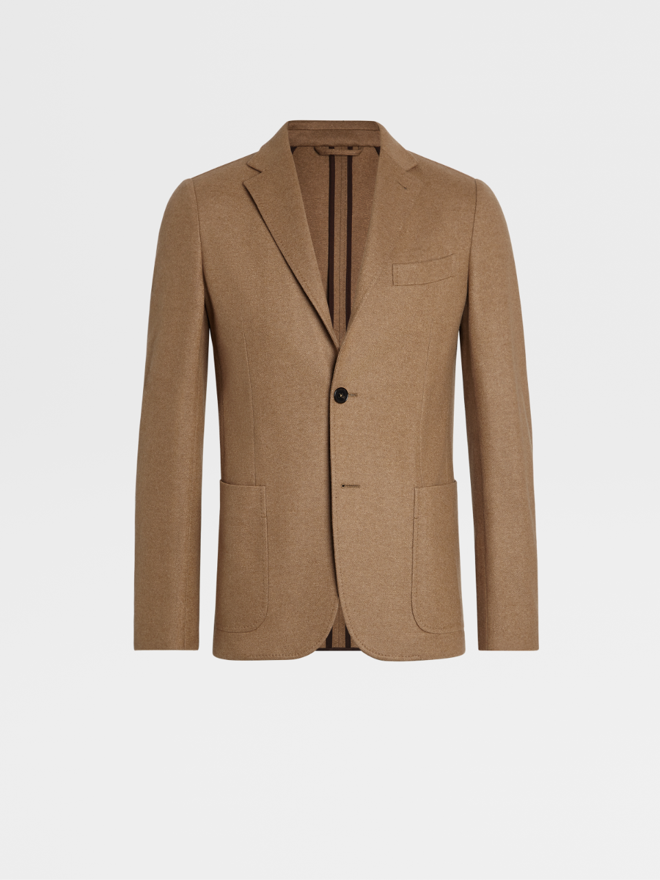 Cashmere and Vicuna Regular Fit Jersey Jacket